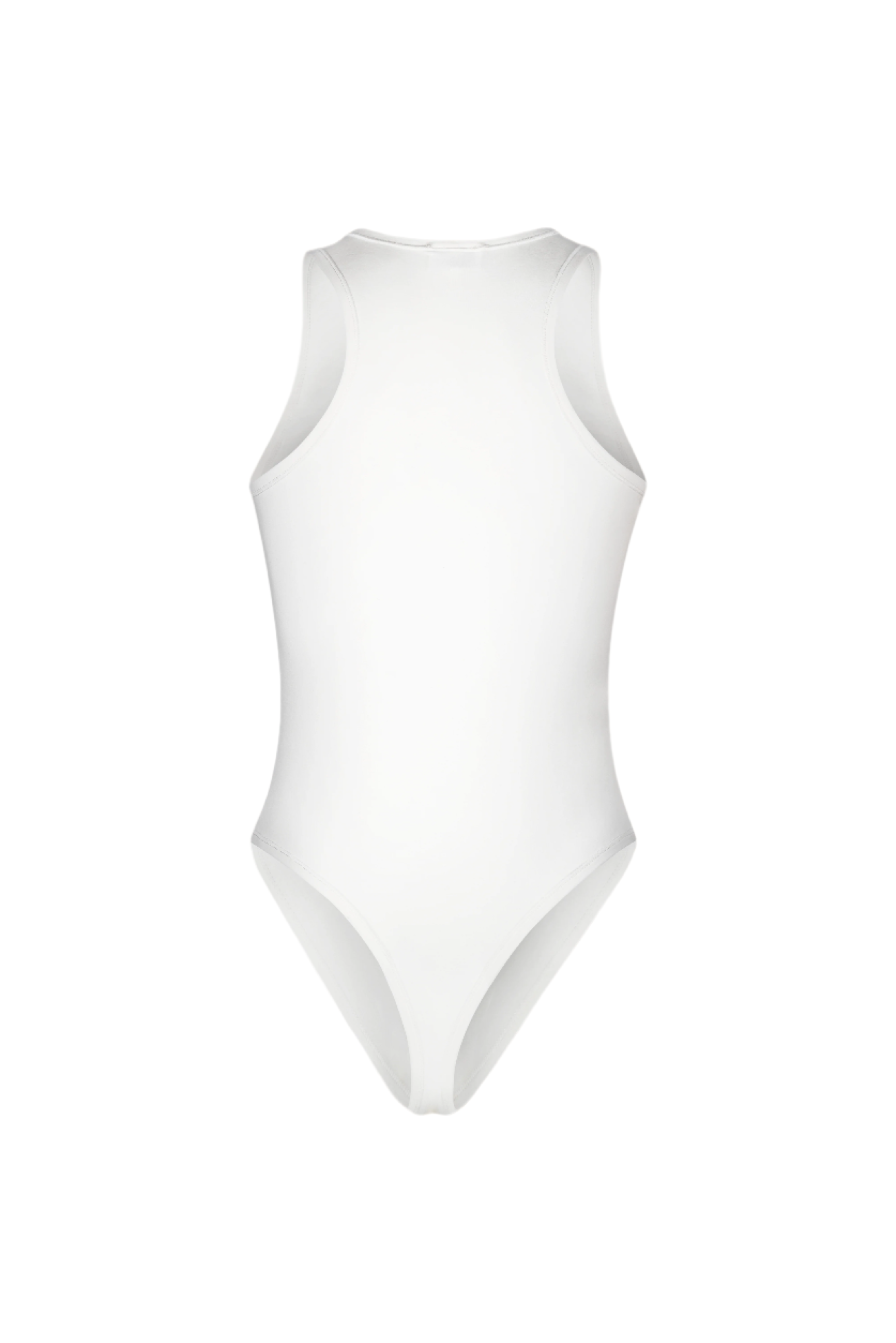 Essensuals Cotton Thong Bodysuit White