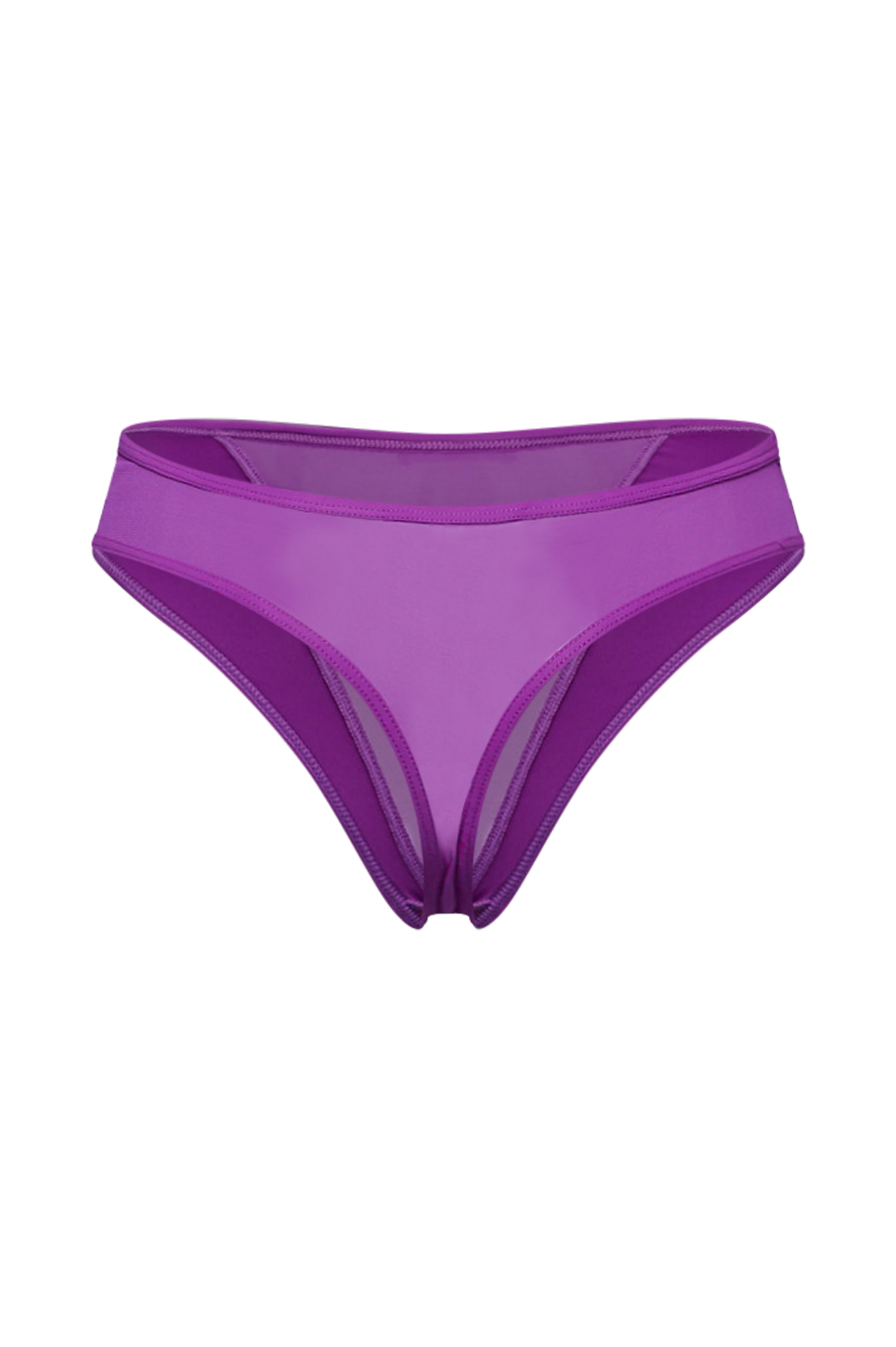 SENSUELLE ROSEBUD MESH THONG